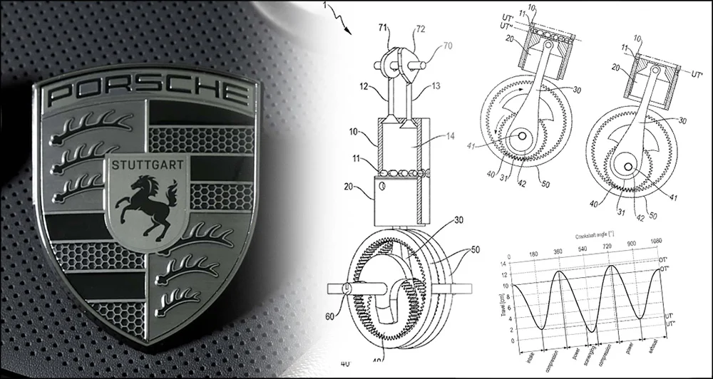 Porsche zgłasza patent na silnik sześciosuwowy, aby osiągnąć większą moc